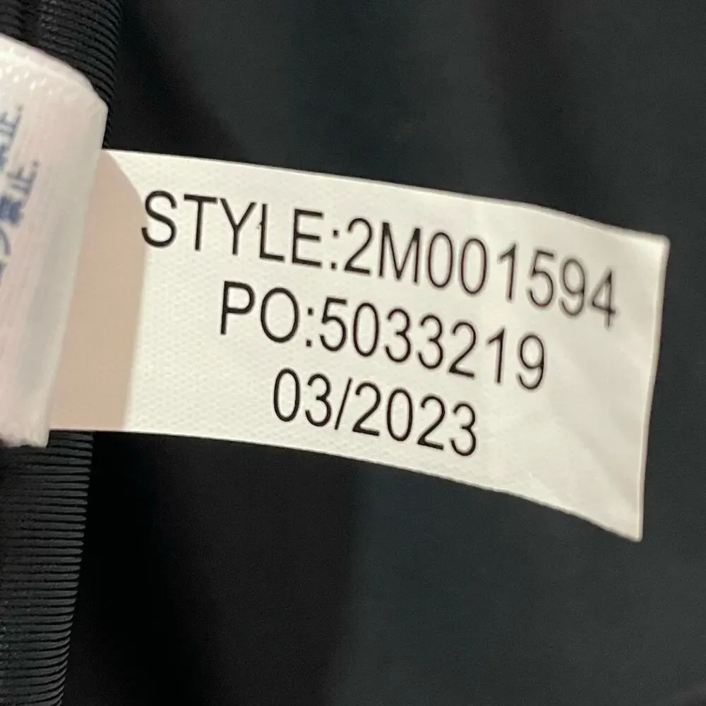Vineyard Vines Smocked Bikini Top - Jet Black - XL